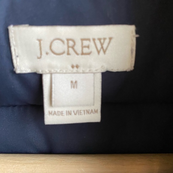 J.Crew vest. Navy blue. Like new, hardly worn. - Picture 5 of 5